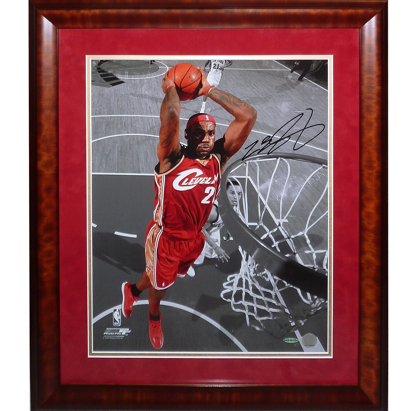 red lebron james sign in