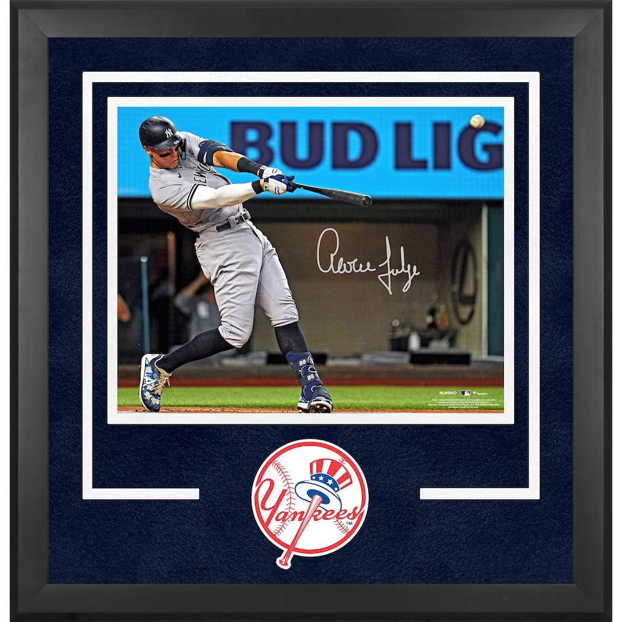 Aaron Judge Autographed New York Yankees (Pinstripe #99) Deluxe Framed –  Palm Beach Autographs LLC