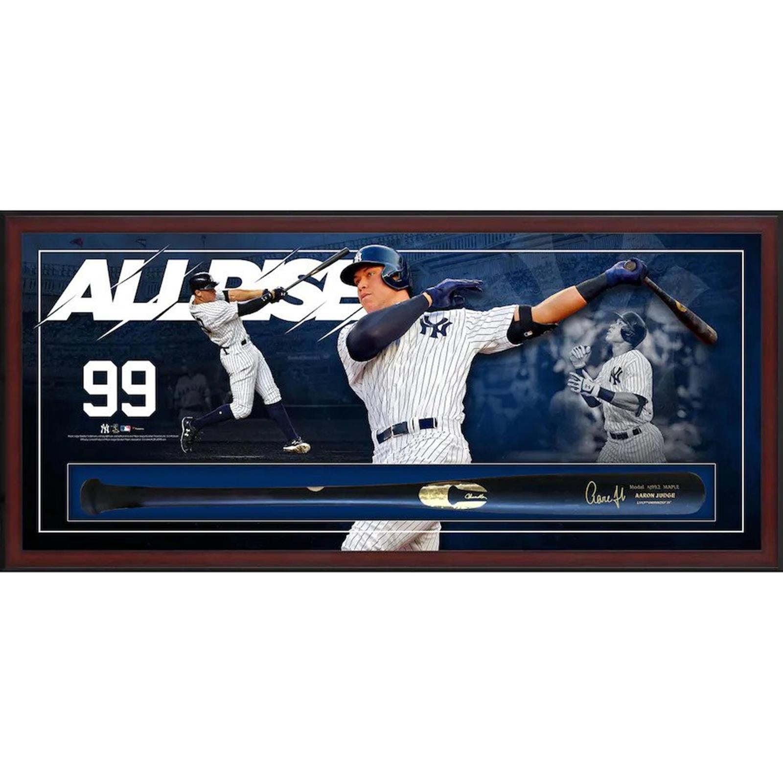 Aaron Judge New York Yankees Fanatics Authentic Deluxe Framed Autographed  White Authentic Jersey