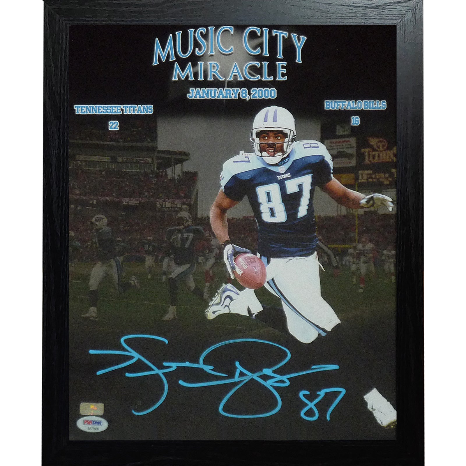 Kevin Dyson Autographed Tennessee Titans (Music City Miracle