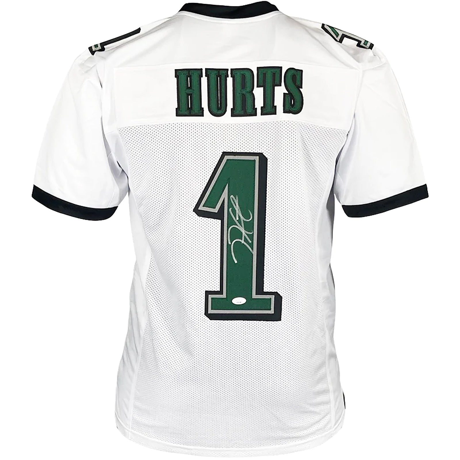 Jalen Hurts Signed White Custom Football Jersey – (JSA) – Schwartz Sports  Memorabilia