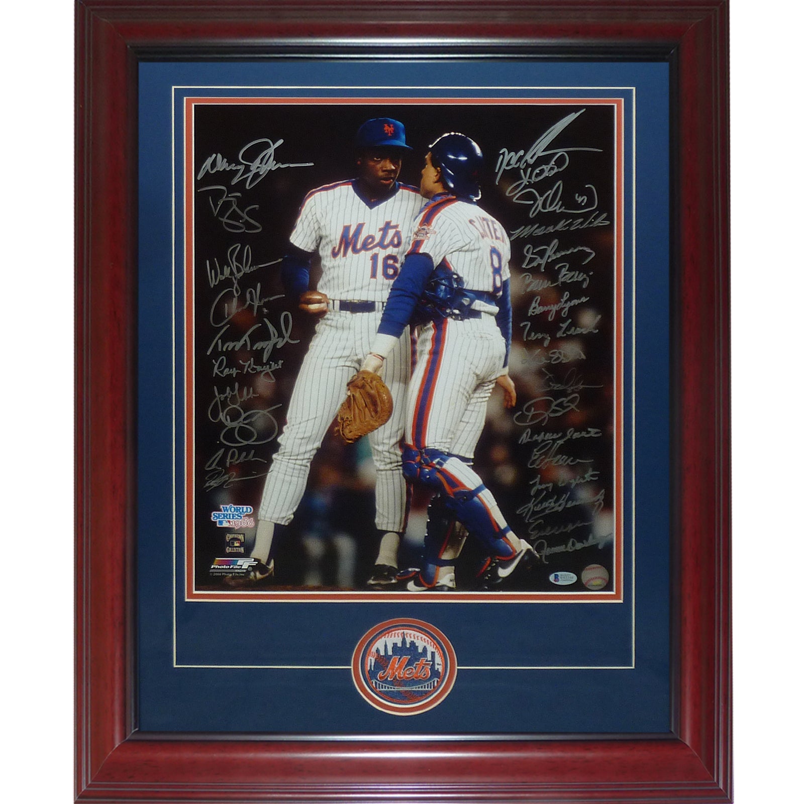George Foster, New York Mets, Signed 8x10 Photograph