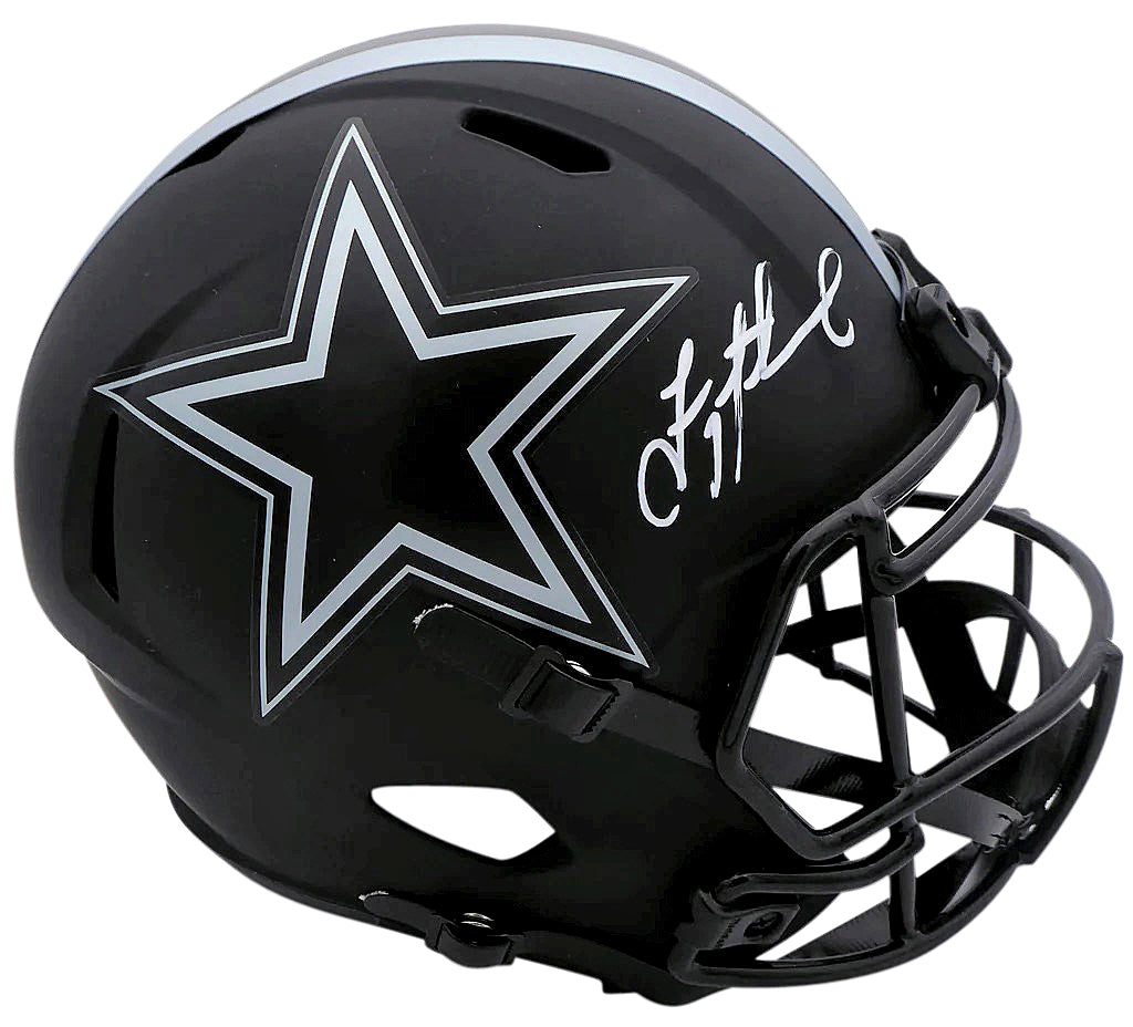 Troy Aikman Autographed Dallas Cowboys Eclipse Black Full-Size Repli –  Palm Beach Autographs LLC