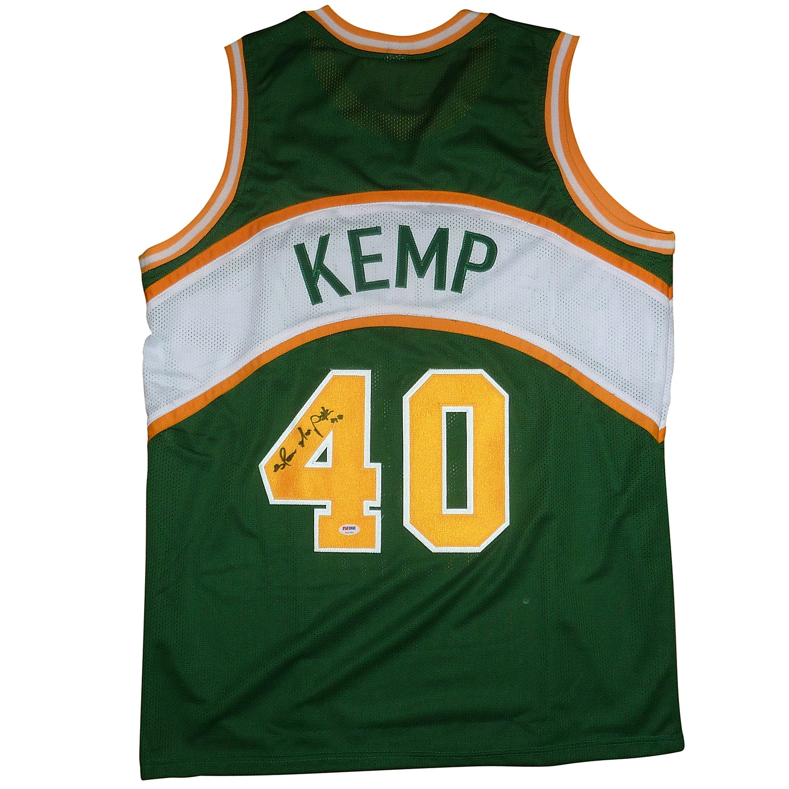 Shawn Kemp Autographed Seattle (Green #40) Custom Jersey – Beckett – Palm  Beach Autographs LLC