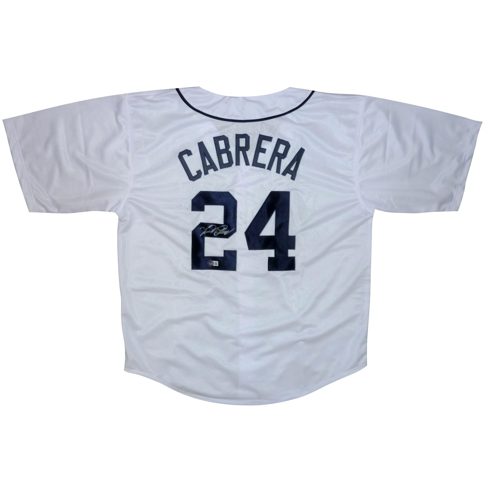 Miguel Cabrera Autographed Detroit (White #24) Custom Jersey JSA – Palm  Beach Autographs LLC
