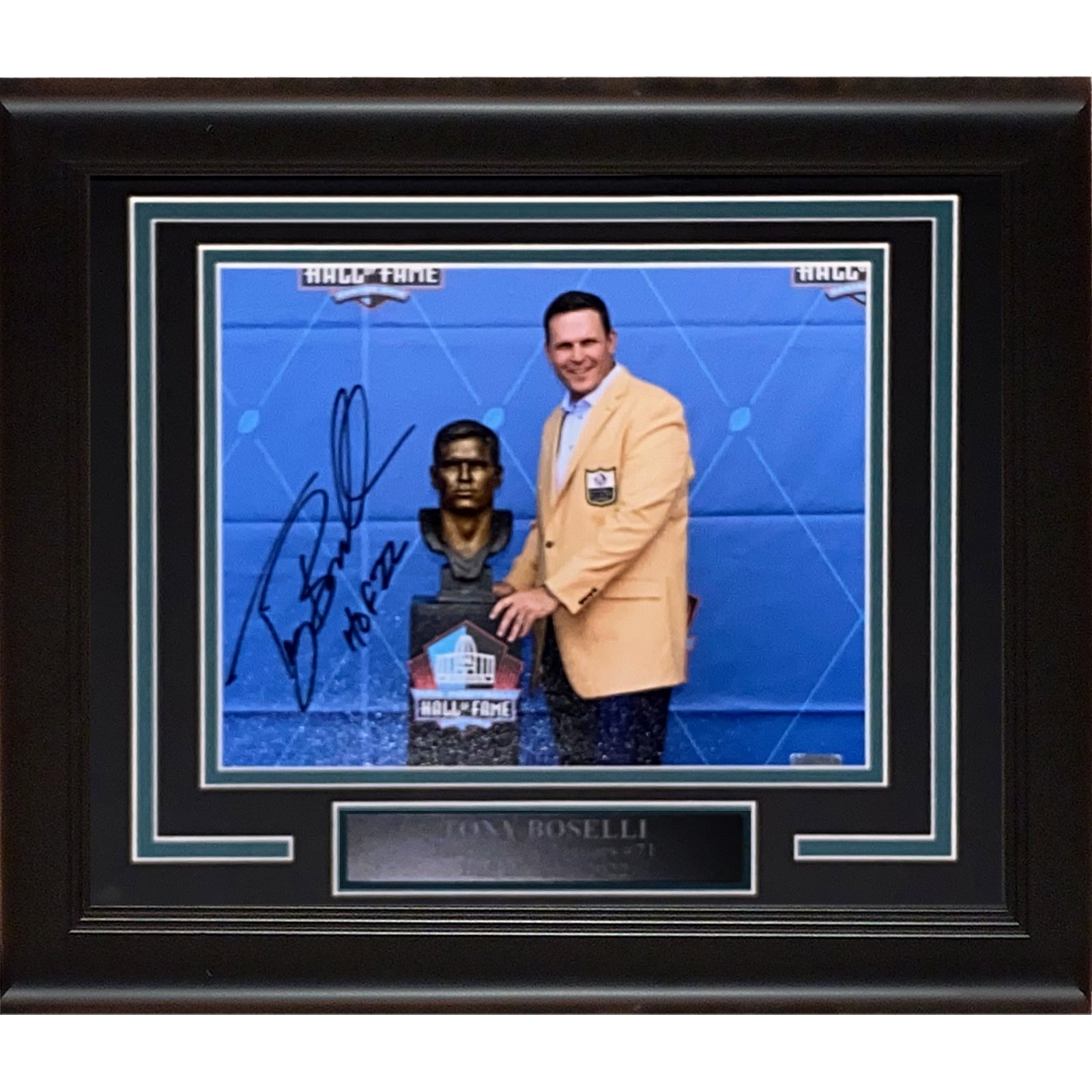 Tony Boselli Autographed Jacksonville Jaguars (Teal #71) Deluxe Framed –  Palm Beach Autographs LLC