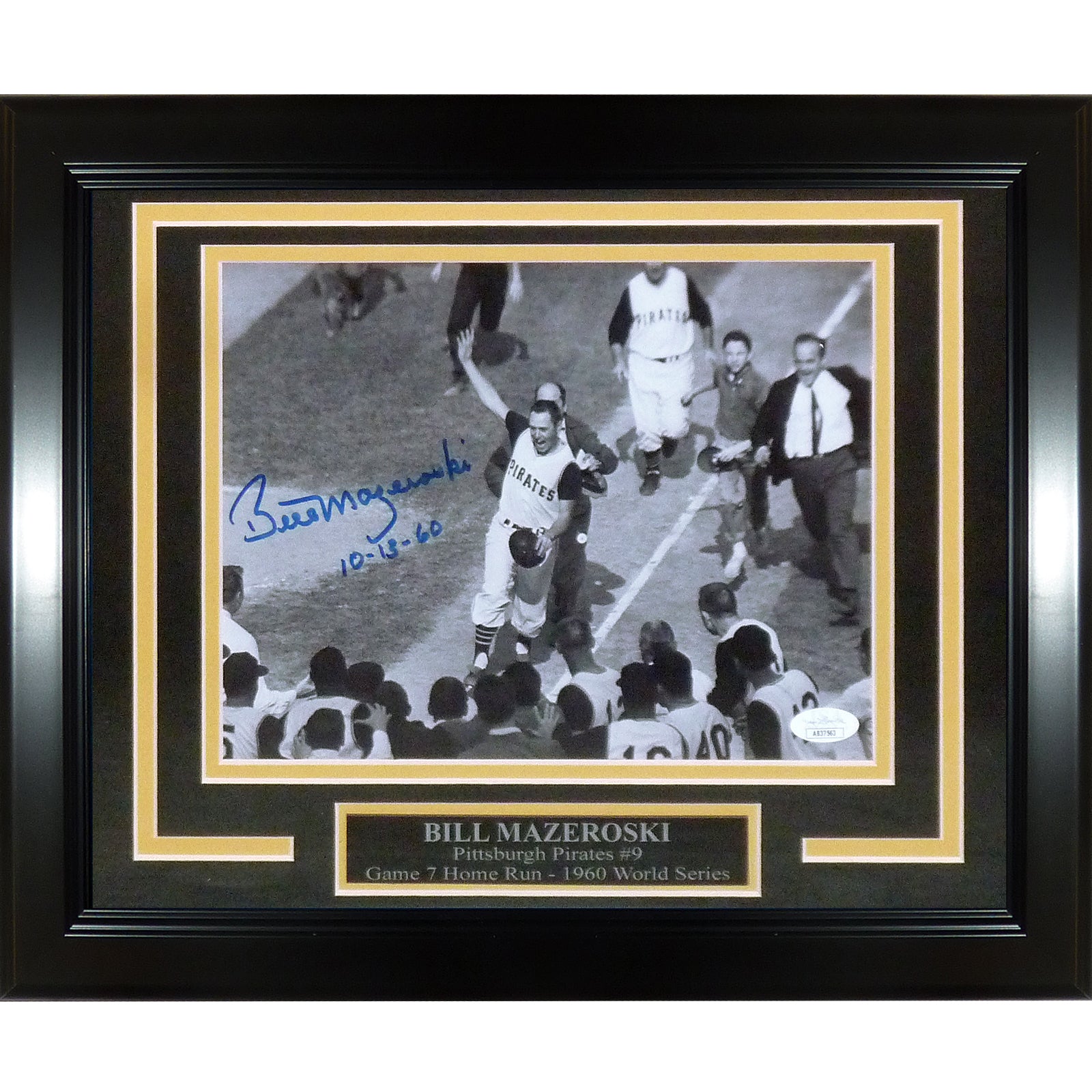 Bill Mazeroski Autographed Pittsburgh Pirates (1960 WS HR) Deluxe Fram –  Palm Beach Autographs LLC