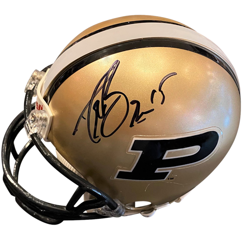 Drew brees best sale autographed mini helmet