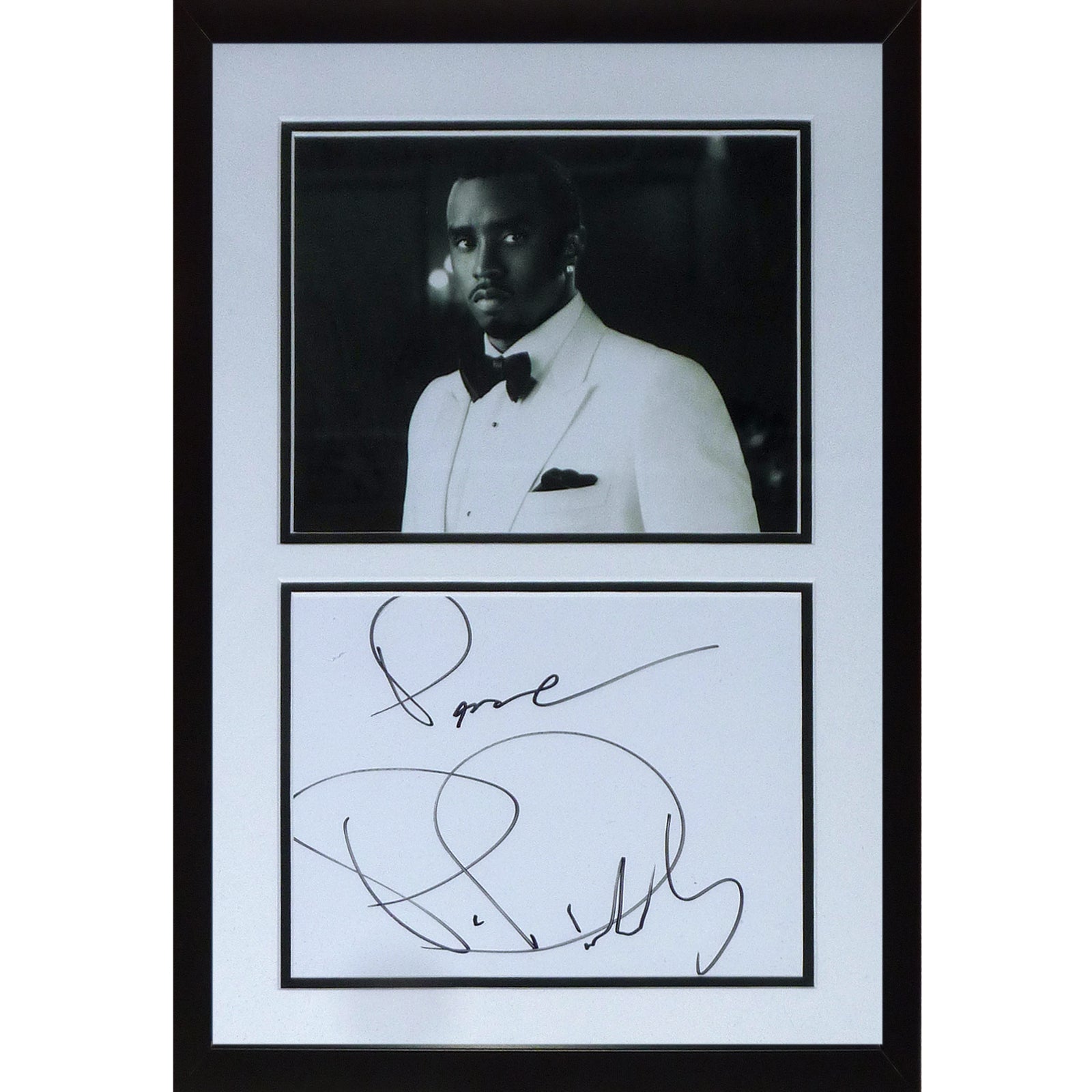 SEAN COMBS P. DIDDY PUFF DADDY SIGNED AUTOGRAPHED 8X10 PHOTO RAP LEGEND BAS  COA