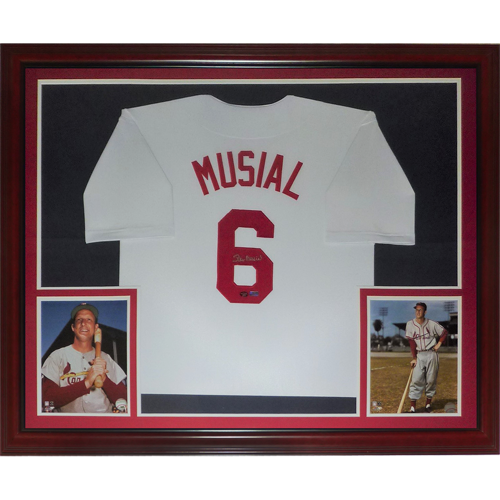 Stan The Man Musial - Jersey Signed