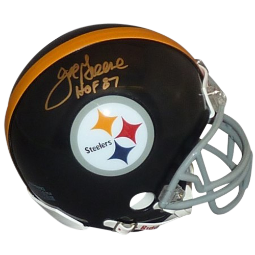 Joe Greene Signed Pittsburgh Steelers Riddell Throwback NFL Mini Helme –  SPORTSCRACK