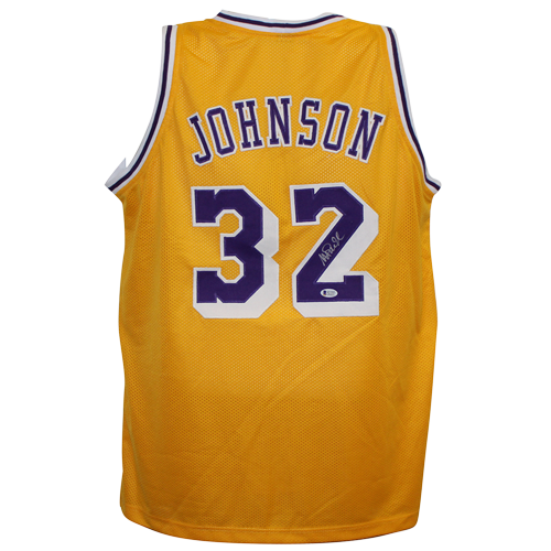 Magic Johnson Signed Autographed Baseball Los Angeles Lakers Dodgers JSA  AJ28290