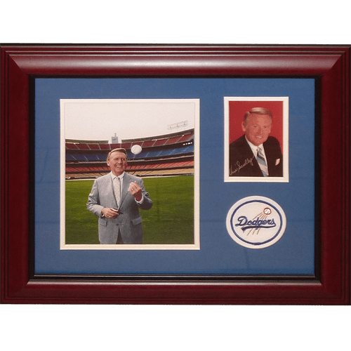 Vin Scully Hand Signed Los Angeles Dodgers Jersey Number 8 PSA/DNA COA  Announcer - Inscriptagraphs Memorabilia - Inscriptagraphs Memorabilia