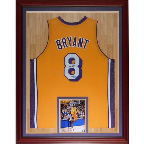 Kobe Bryant Signed Jersey RARE #8 Lakers Blue!Custom SU