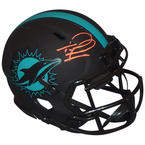 Tua Tagovailoa Autograph Dolphins Eclipse Mini Helmet – Great Moments  Sports Cards