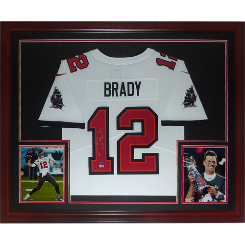 Tom Brady Tampa Bay Buccaneers Fanatics Authentic Autographed Red