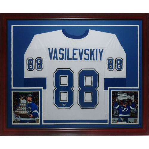 Andrei Vasileskiy #88 Tampa Bay Lightning White Gasparilla Jersey 2023