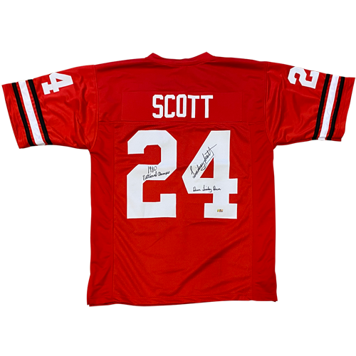 Boston Scott Signed Jersey – Custom White