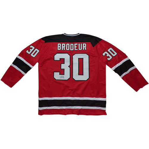 Martin Brodeur New Jersey Devils Signed Autographed Red Custom Jersey –