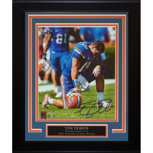 Tim Tebow Framed Jersey Autographed Signed Florida Gators Tebow Authen