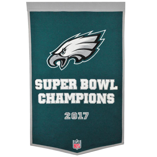 Philadelphia Eagles Super Bowl, Conference & Division Championship Decal  Banners