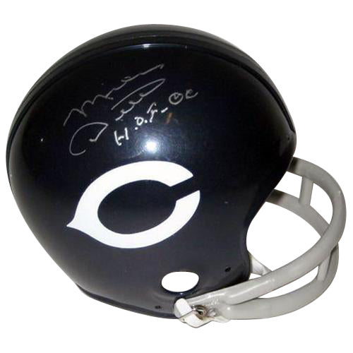 Mike Ditka Autographed Hall of Fame Mini Football Helmet