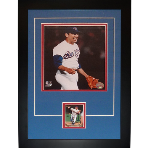 Nolan Ryan Autographed and Framed Texas Rangers Jersey