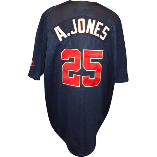 Autographed/Signed Andruw Jones Atlanta Blue Baseball Jersey JSA COA at  's Sports Collectibles Store
