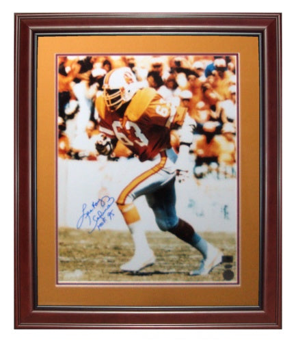 Lee Roy Selmon Autographed Signed Tampa Bay Buccaneers Deluxe Framed 16X20  Photo With HOF 95