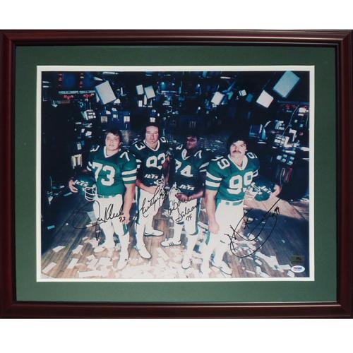 Mark Gastineau Autographed Signed Framed New York Jets Jersey