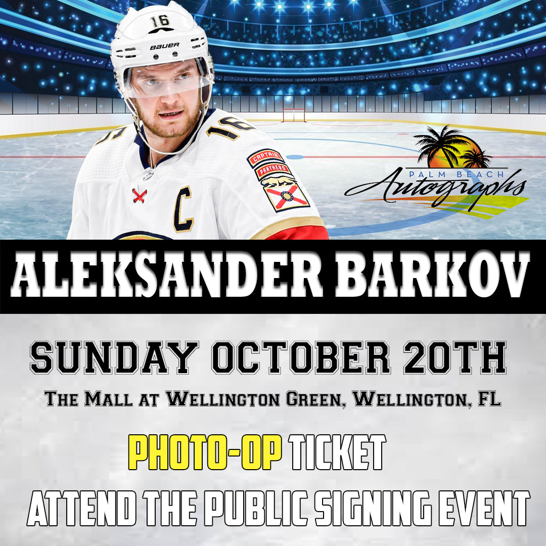 ALEKSANDER BARKOV PHOTO OP - Wellington In-Store Public Signing - October 20th, 2024