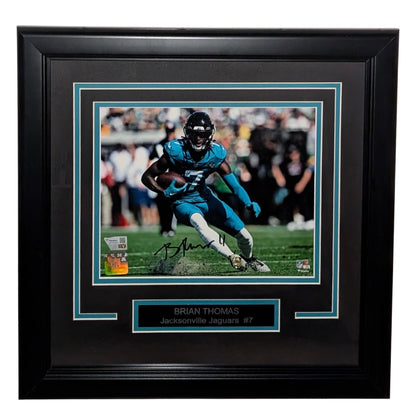 Brian Thomas Jr. Autographed Jacksonville Jaguars Deluxe Framed 8x10 Photo - Fanatics