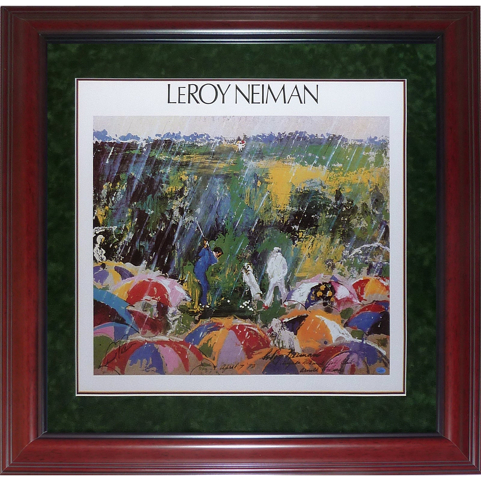 Arnold Palmer Autographed Leroy Neiman 