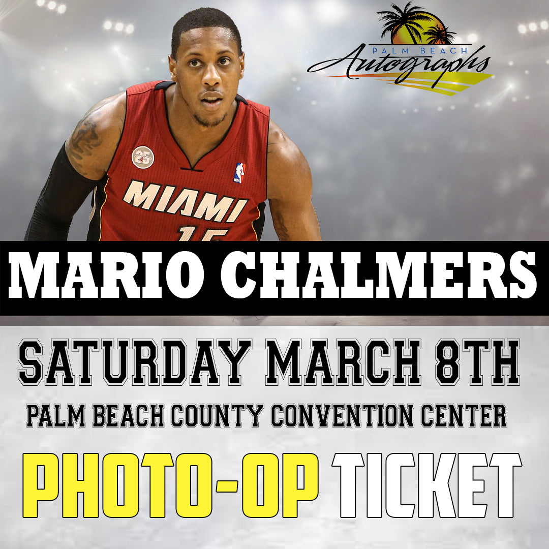 Mario Chalmers AUTOGRAPH EVENT - Palm Beach Card Show Public Signing - March 8th, 2025