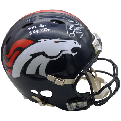 Peyton Manning Autographed Denver Broncos (New Revo) Authentic Proline Helmet w/ "NFL Rec. 509 TDs" - PSA JSA