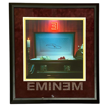 Eminem Autographed Vinyl Album LP Deluxe Framed Piece - Eminem COA