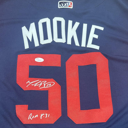 Mookie Betts Autographed Boston Red Sox Authentic Jersey - JSA