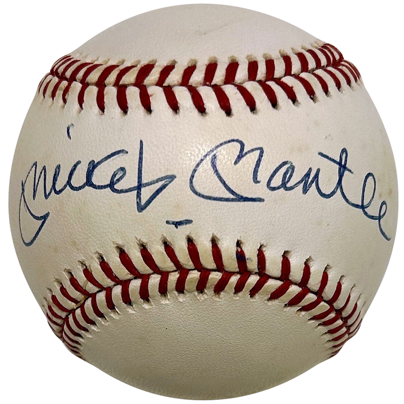 Mickey Mantle Autographed Official AL Baseball - JSA Z20659