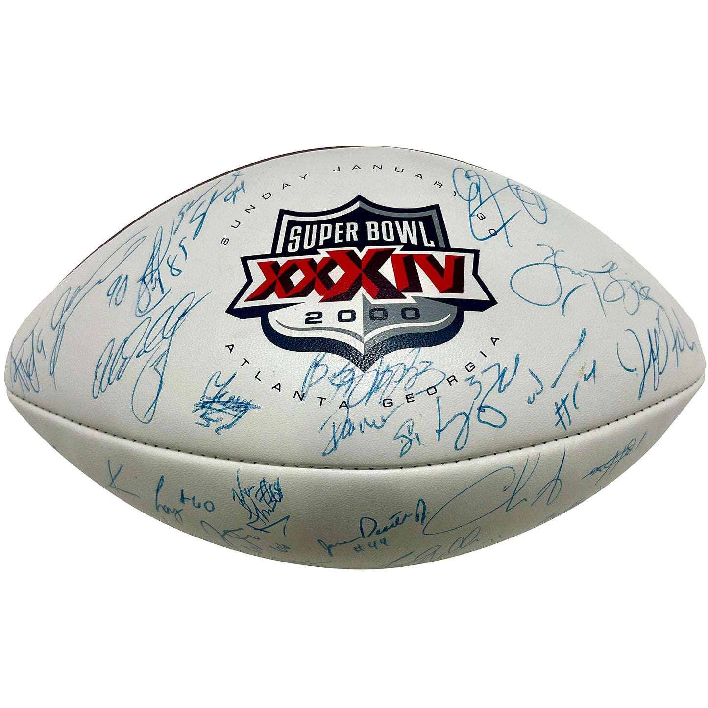 2000 AFC Champions Tennessee Titans Team Autographed Titans Football - JSA