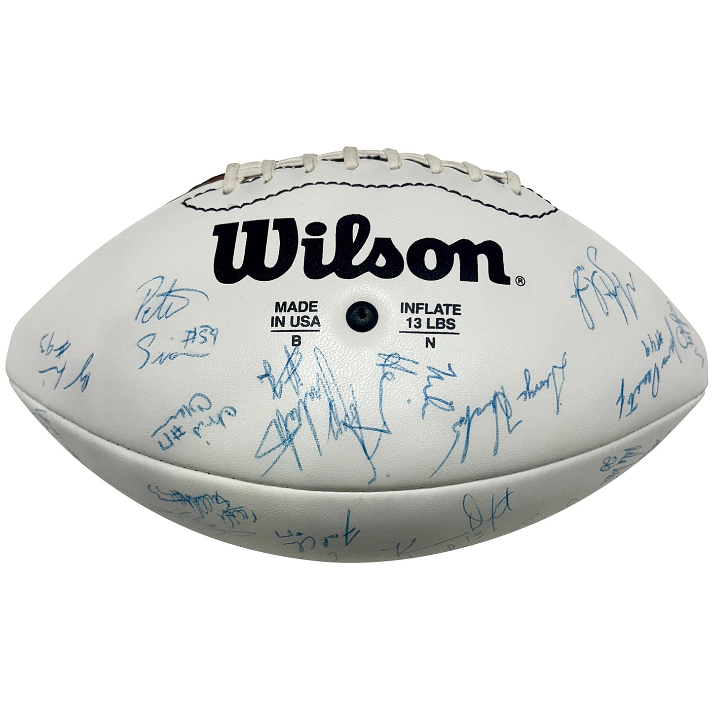 2000 AFC Champions Tennessee Titans Team Autographed Titans Football - JSA