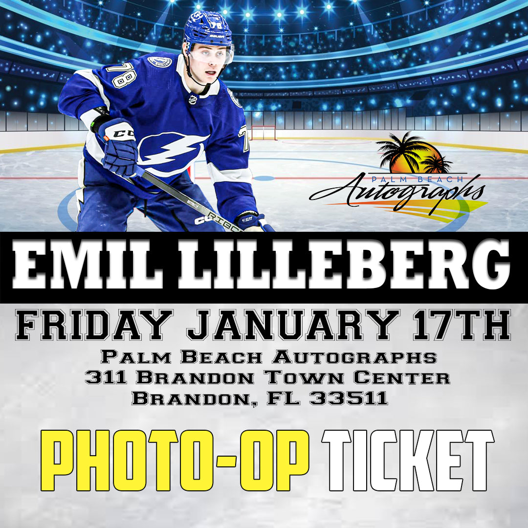 EMIL LILLEBERG PHOTO OP TICKET - Brandon In-Store Public Signing - January 17th, 2025 - NOT ELIGIBLE FOR DISCOUNTS OR COUPONS - YOU MUST SELECT AN OPTION OR YOUR ORDER WILL BE CANCELLED