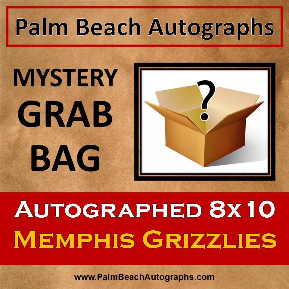 MYSTERY GRAB BAG - Memphis Grizzlies Autographed 8x10 Photo