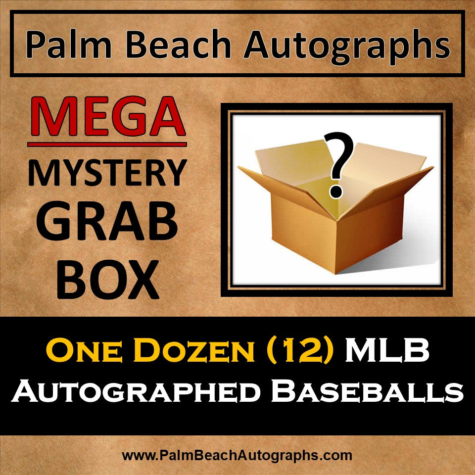 MYSTERY MEGA GRAB BOX - Autographed 1 Dozen MLB Baseballs