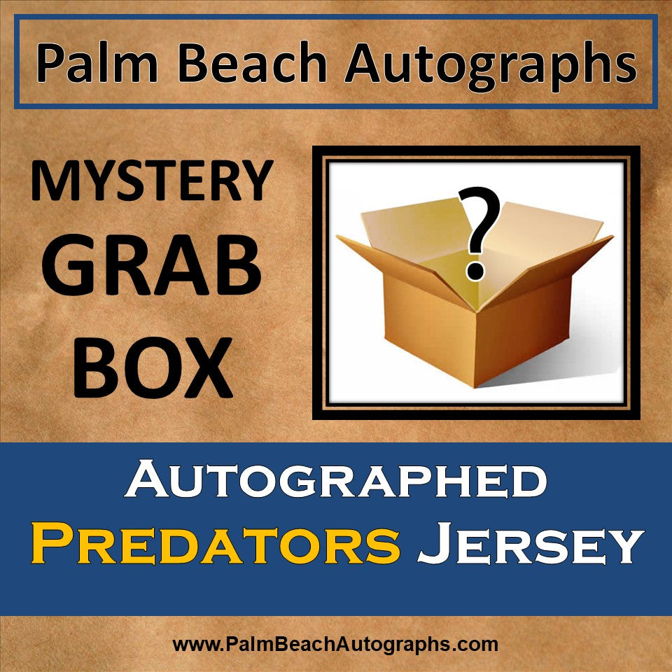 MYSTERY GRAB BOX - Autographed Nashville Predators Hockey Jersey