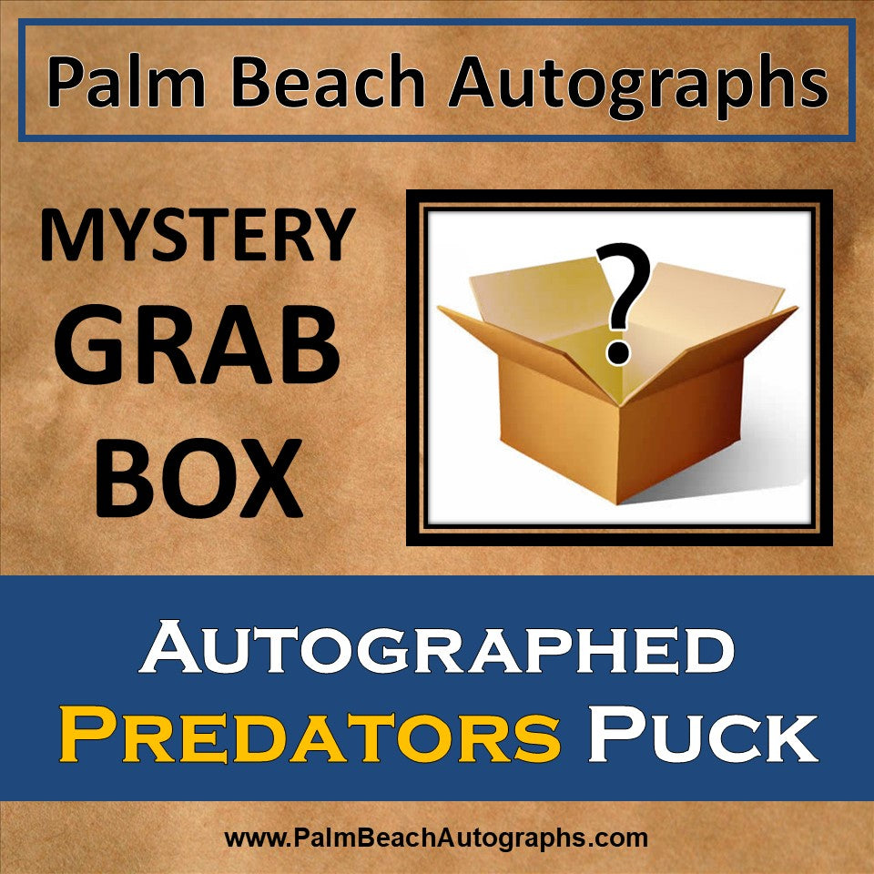 MYSTERY GRAB BOX - Nashville Predators Autographed Hockey Puck