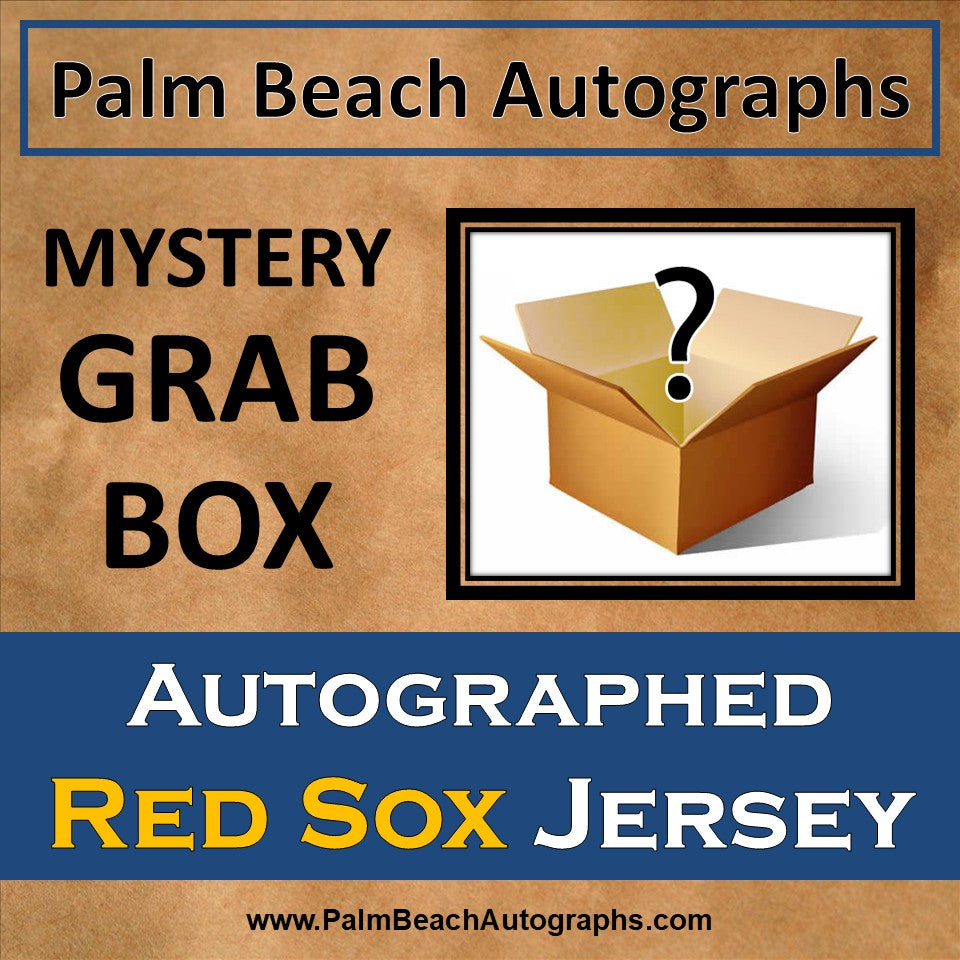 MYSTERY GRAB BOX - Autographed Boston Red Sox Baseball Jersey