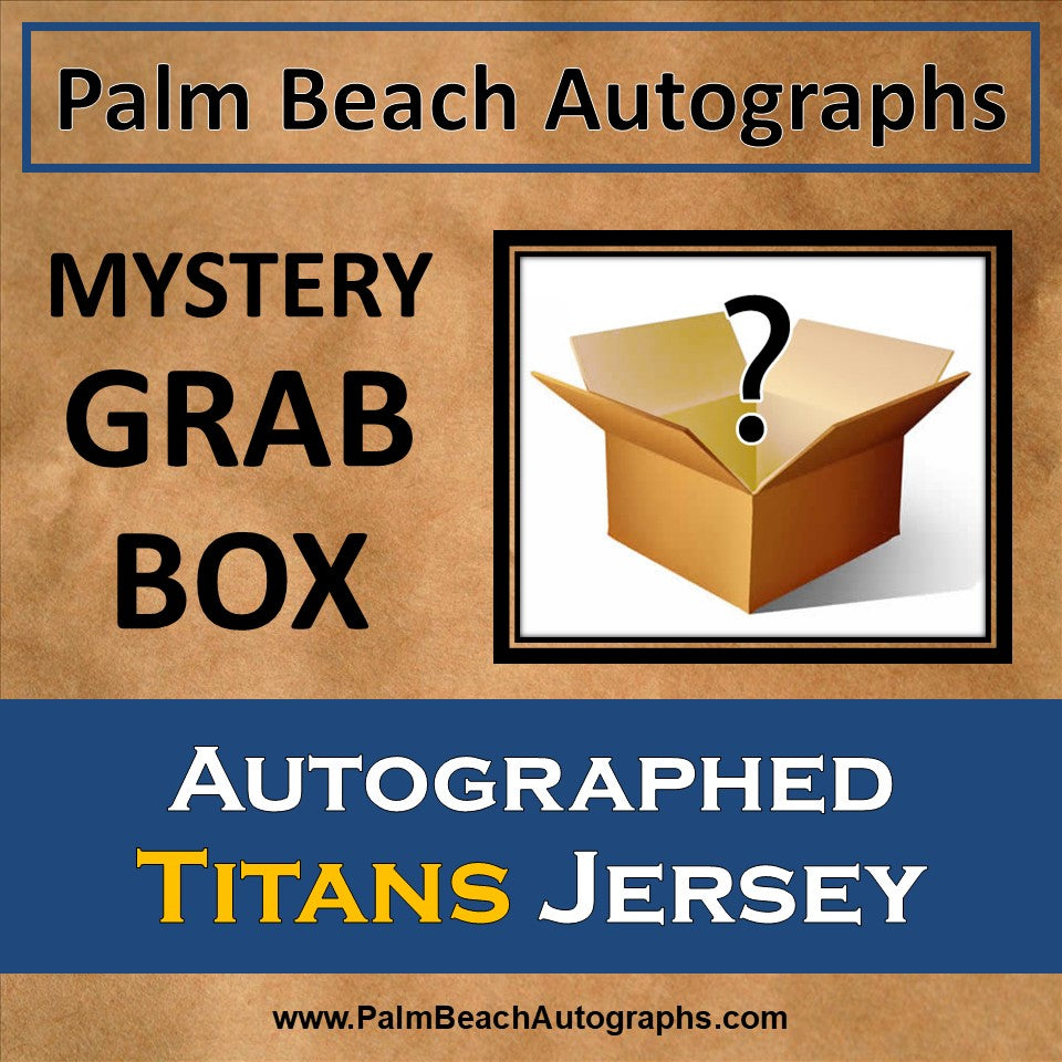 MYSTERY GRAB BOX - Autographed Tennessee Titans Football Jersey