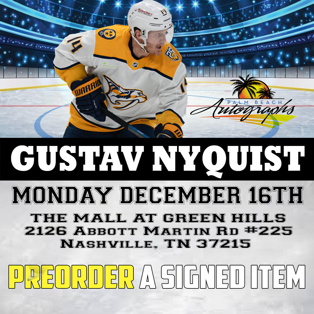 PRESALE - GUSTAV NYQUIST MAIL ORDER FOR OUR NASHVILLE In-Store Public Signing - December 16th