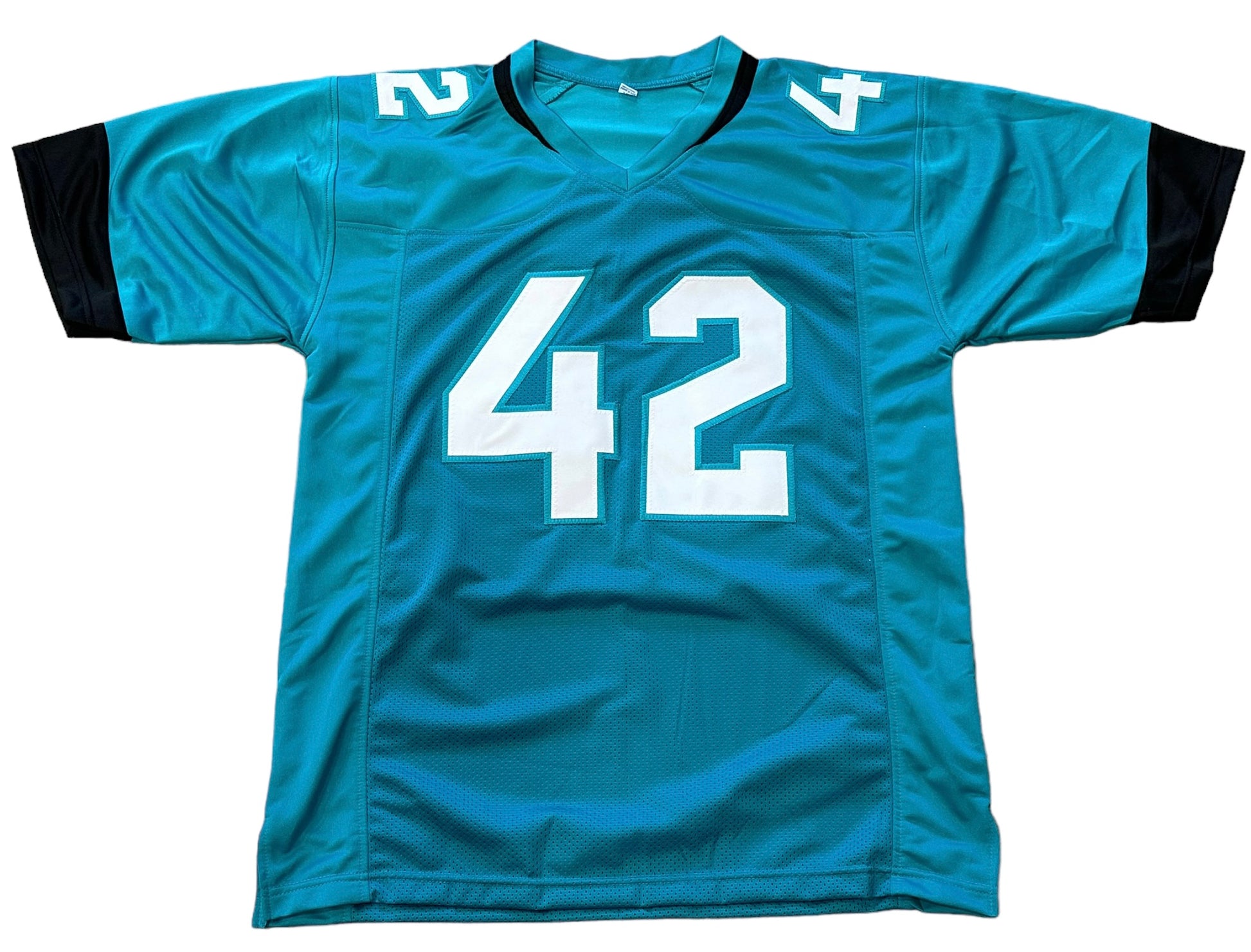 Andrew Wingard Autographed Jacksonville (Teal #42) Custom Jersey w/ It was  Always the Fuckin Jags