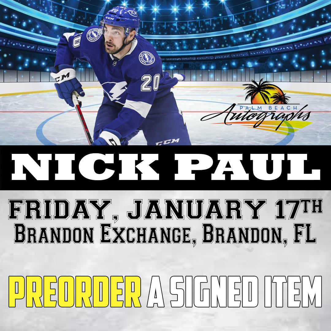 PRESALE - NICK PAUL MAIL ORDER FOR OUR Brandon In-Store Public Signing - January 17th, 2025